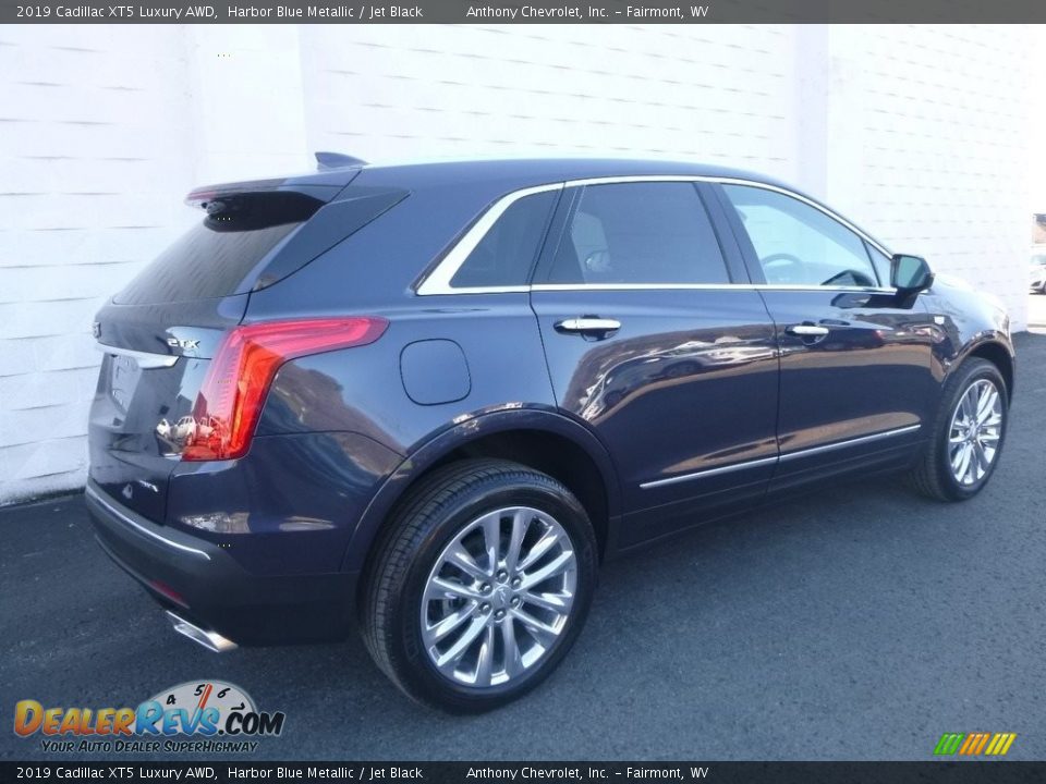 2019 Cadillac XT5 Luxury AWD Harbor Blue Metallic / Jet Black Photo #5