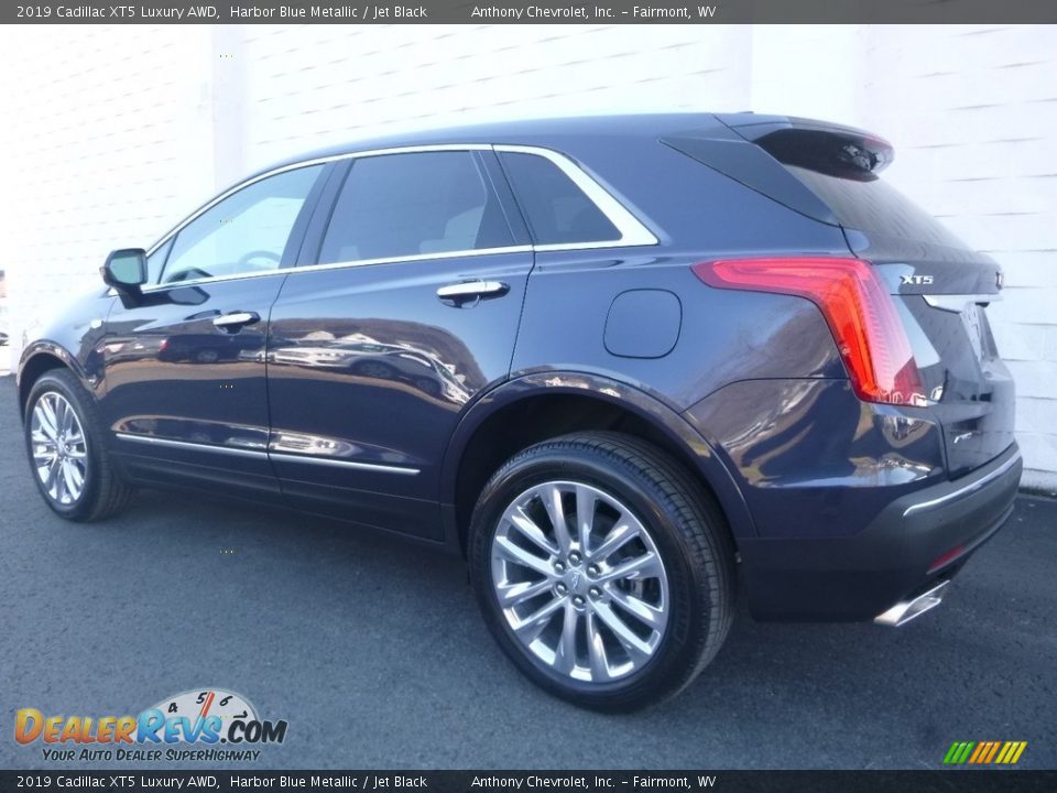 2019 Cadillac XT5 Luxury AWD Harbor Blue Metallic / Jet Black Photo #6
