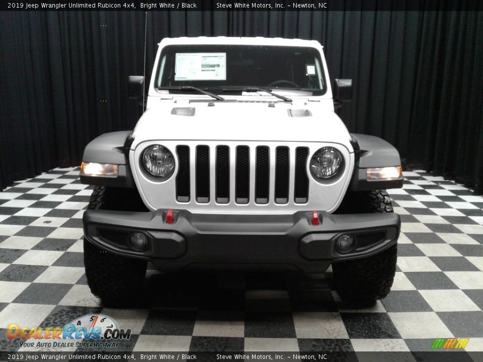2019 Jeep Wrangler Unlimited Rubicon 4x4 Bright White / Black Photo #3