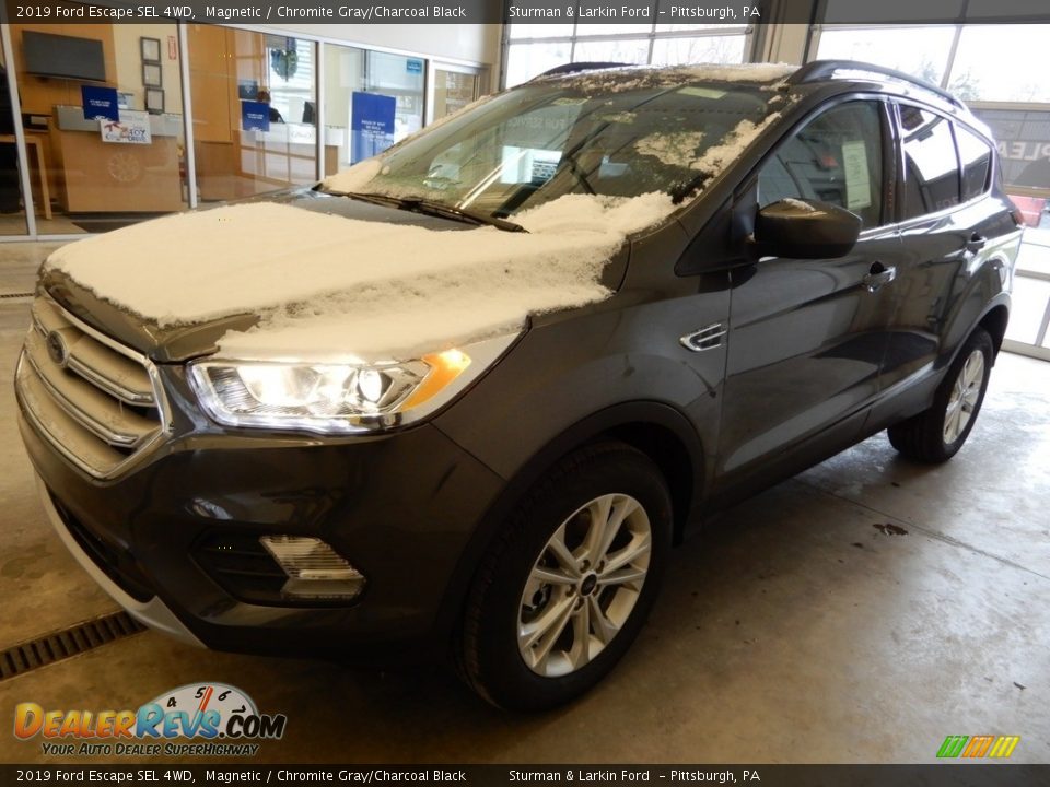2019 Ford Escape SEL 4WD Magnetic / Chromite Gray/Charcoal Black Photo #5