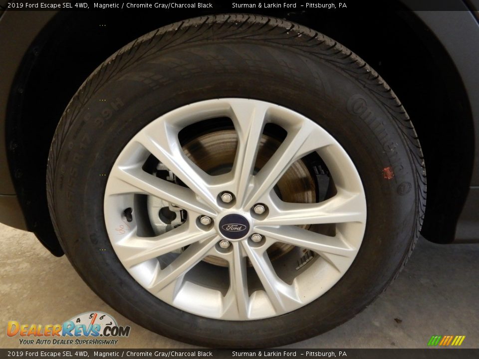 2019 Ford Escape SEL 4WD Magnetic / Chromite Gray/Charcoal Black Photo #6