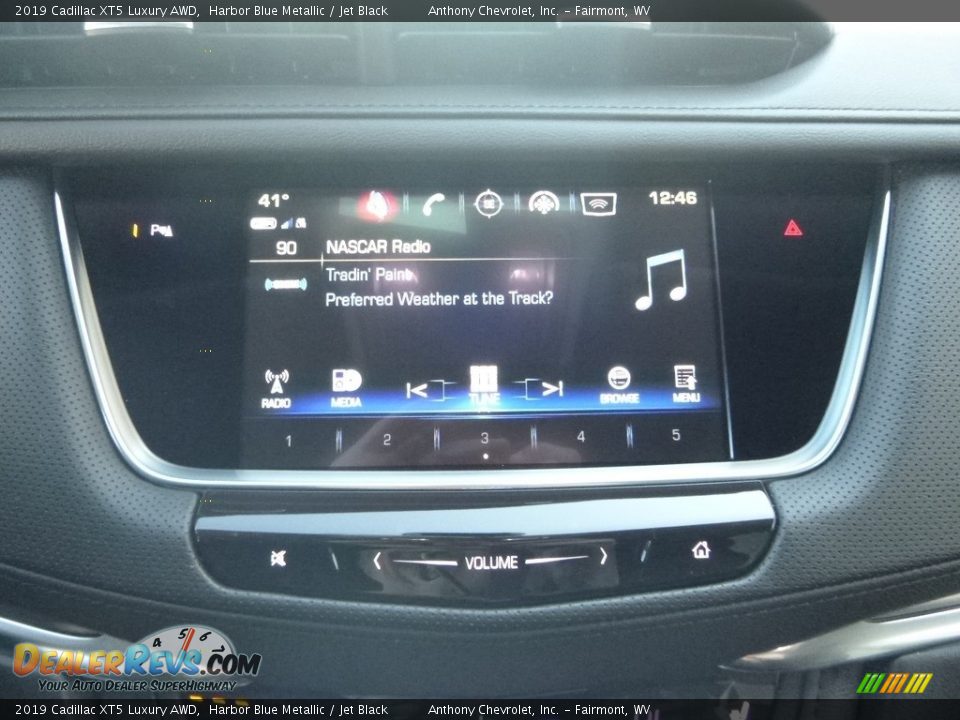 2019 Cadillac XT5 Luxury AWD Harbor Blue Metallic / Jet Black Photo #16