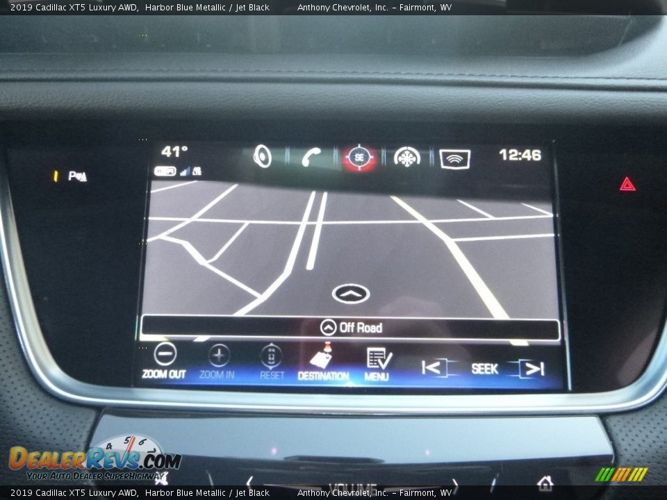 2019 Cadillac XT5 Luxury AWD Harbor Blue Metallic / Jet Black Photo #17