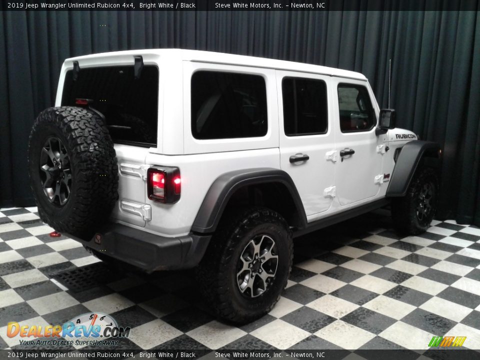2019 Jeep Wrangler Unlimited Rubicon 4x4 Bright White / Black Photo #6
