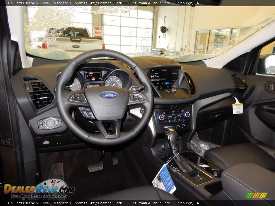 2019 Ford Escape SEL 4WD Magnetic / Chromite Gray/Charcoal Black Photo #9