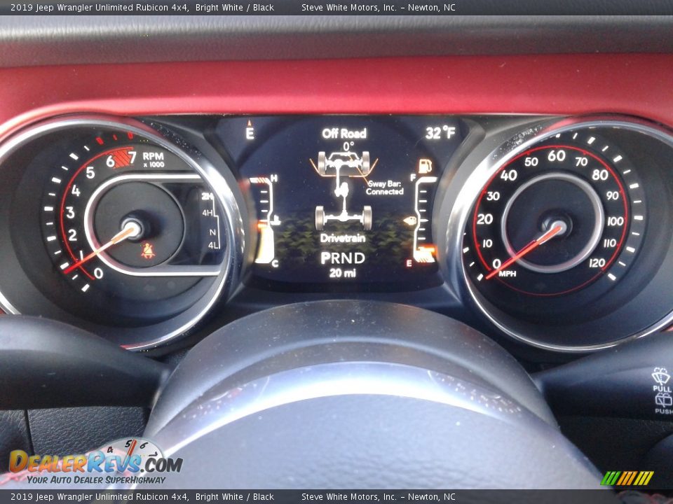 2019 Jeep Wrangler Unlimited Rubicon 4x4 Gauges Photo #19