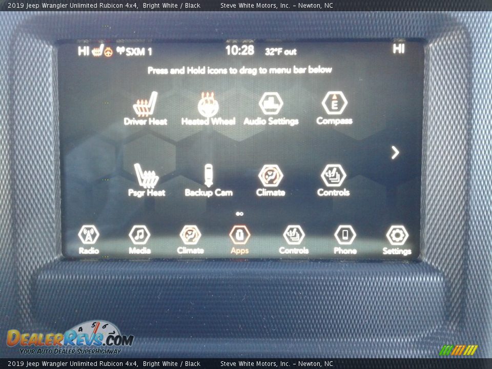 2019 Jeep Wrangler Unlimited Rubicon 4x4 Bright White / Black Photo #25