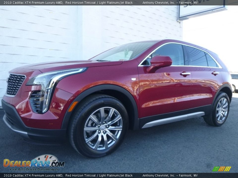2019 Cadillac XT4 Premium Luxury AWD Red Horizon Tintcoat / Light Platinum/Jet Black Photo #2