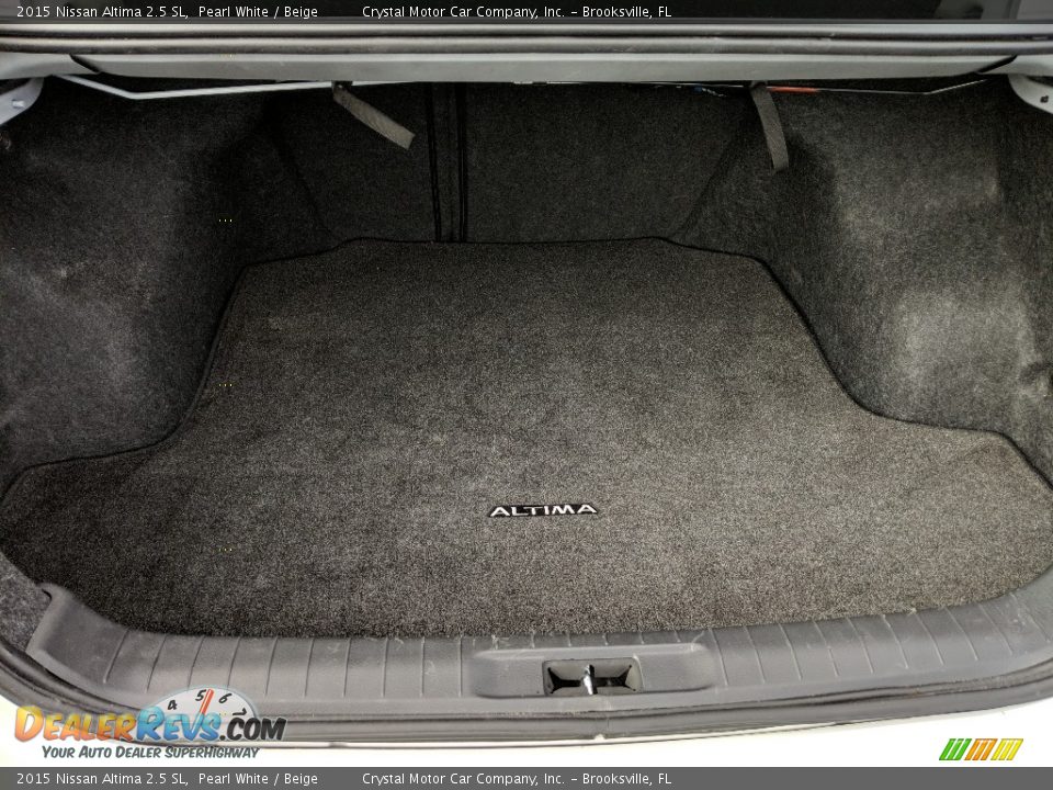 2015 Nissan Altima 2.5 SL Pearl White / Beige Photo #19