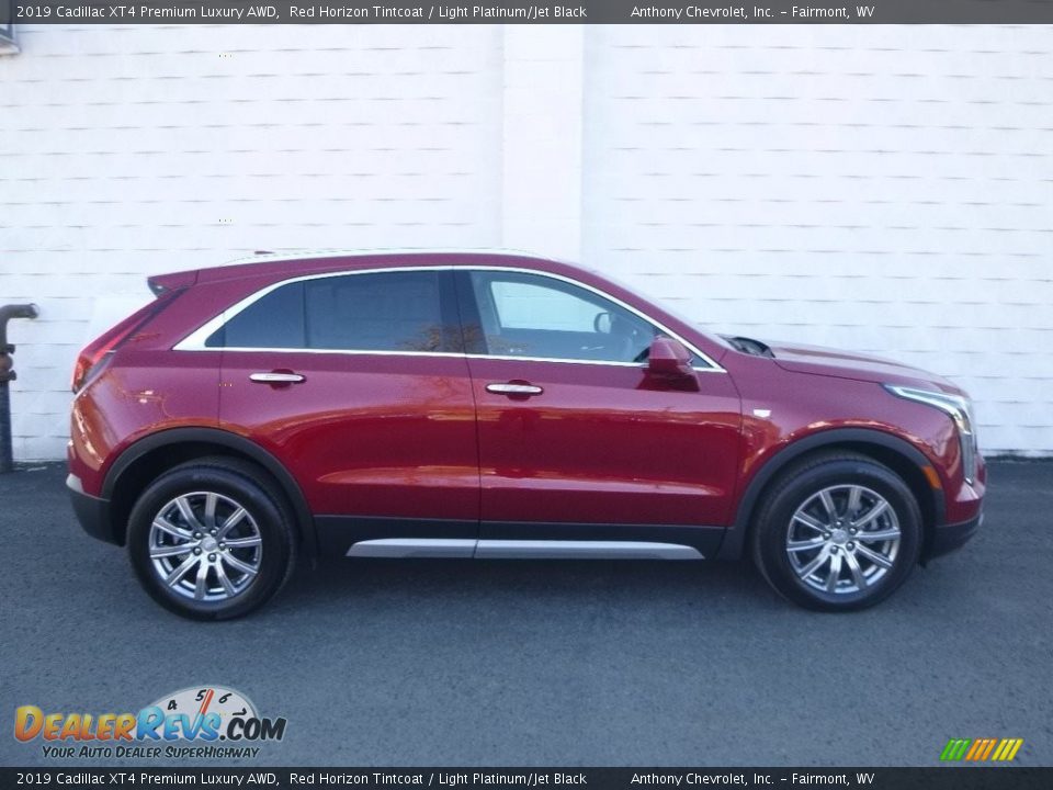 2019 Cadillac XT4 Premium Luxury AWD Red Horizon Tintcoat / Light Platinum/Jet Black Photo #3