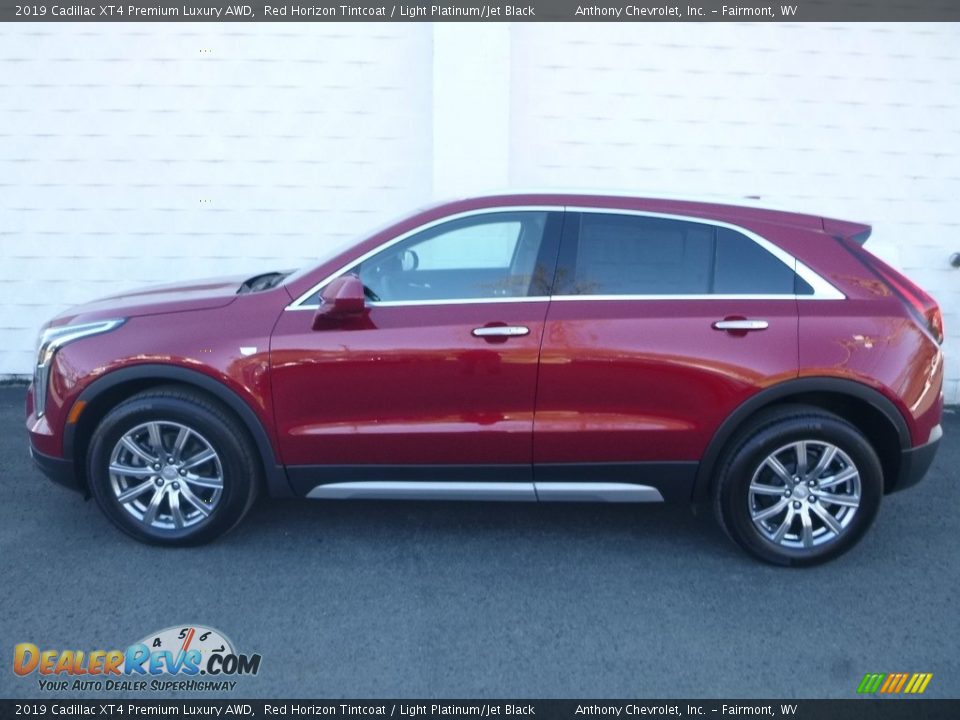 2019 Cadillac XT4 Premium Luxury AWD Red Horizon Tintcoat / Light Platinum/Jet Black Photo #4