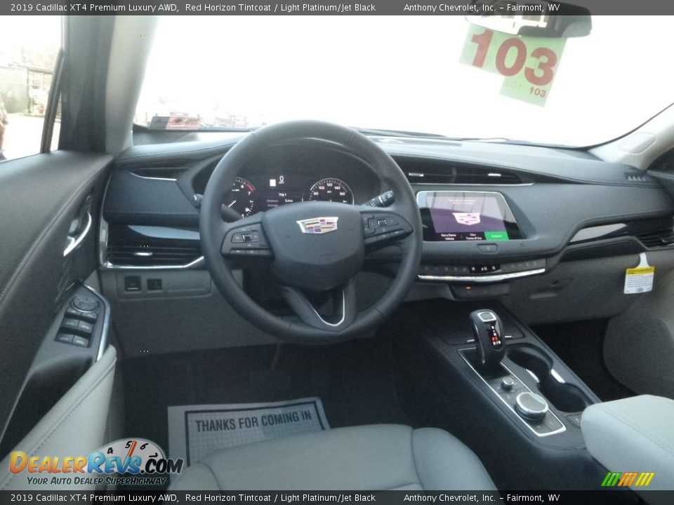 2019 Cadillac XT4 Premium Luxury AWD Red Horizon Tintcoat / Light Platinum/Jet Black Photo #9