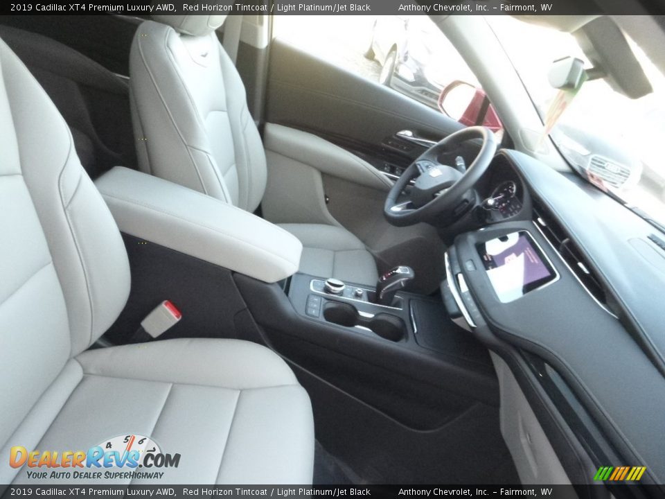 2019 Cadillac XT4 Premium Luxury AWD Red Horizon Tintcoat / Light Platinum/Jet Black Photo #10