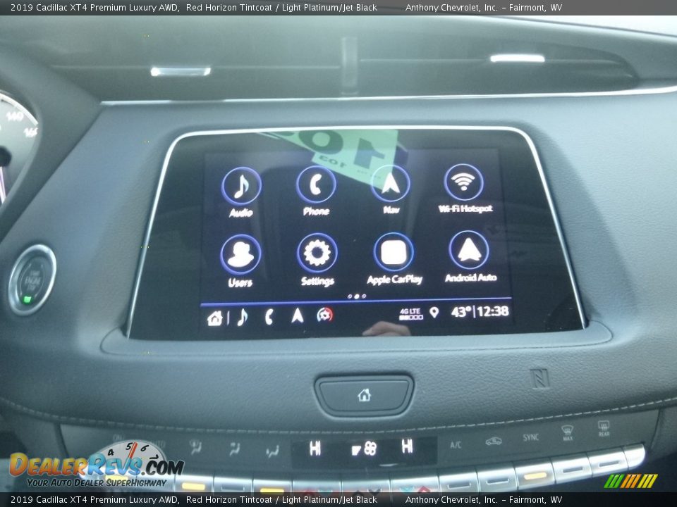 2019 Cadillac XT4 Premium Luxury AWD Red Horizon Tintcoat / Light Platinum/Jet Black Photo #16