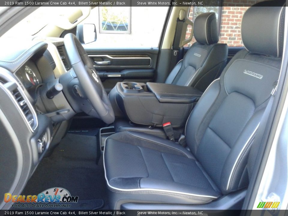 2019 Ram 1500 Laramie Crew Cab 4x4 Billett Silver Metallic / Black Photo #10