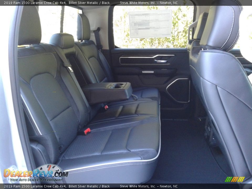 2019 Ram 1500 Laramie Crew Cab 4x4 Billett Silver Metallic / Black Photo #14