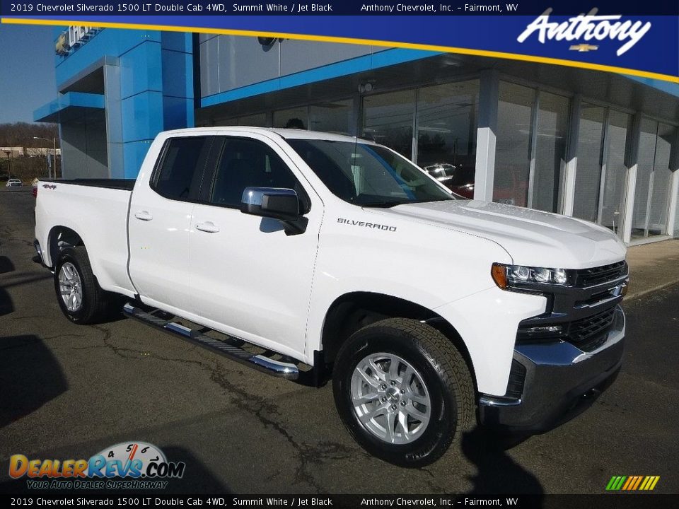 2019 Chevrolet Silverado 1500 LT Double Cab 4WD Summit White / Jet Black Photo #1