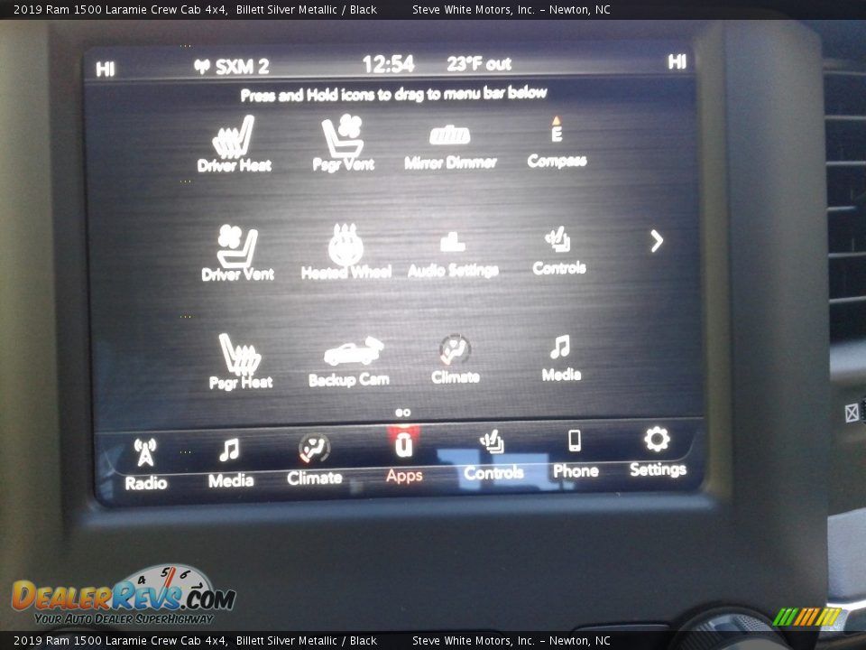 2019 Ram 1500 Laramie Crew Cab 4x4 Billett Silver Metallic / Black Photo #27