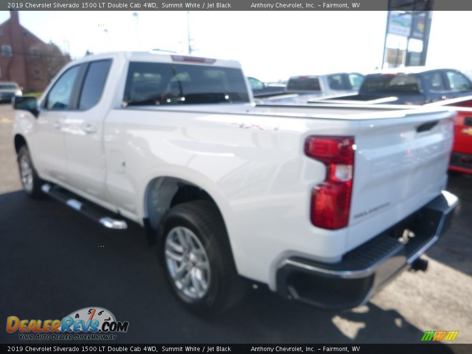 2019 Chevrolet Silverado 1500 LT Double Cab 4WD Summit White / Jet Black Photo #9