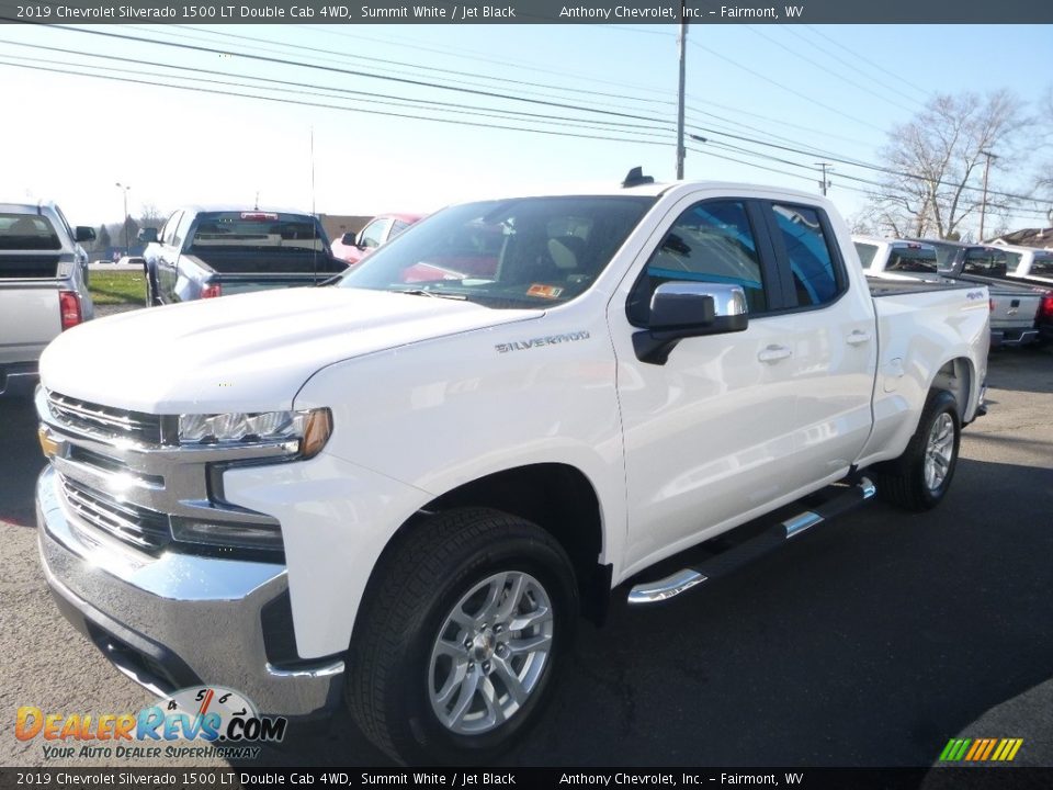 2019 Chevrolet Silverado 1500 LT Double Cab 4WD Summit White / Jet Black Photo #10