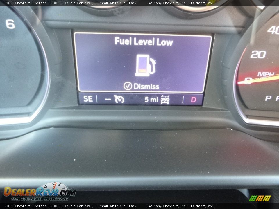 2019 Chevrolet Silverado 1500 LT Double Cab 4WD Summit White / Jet Black Photo #20