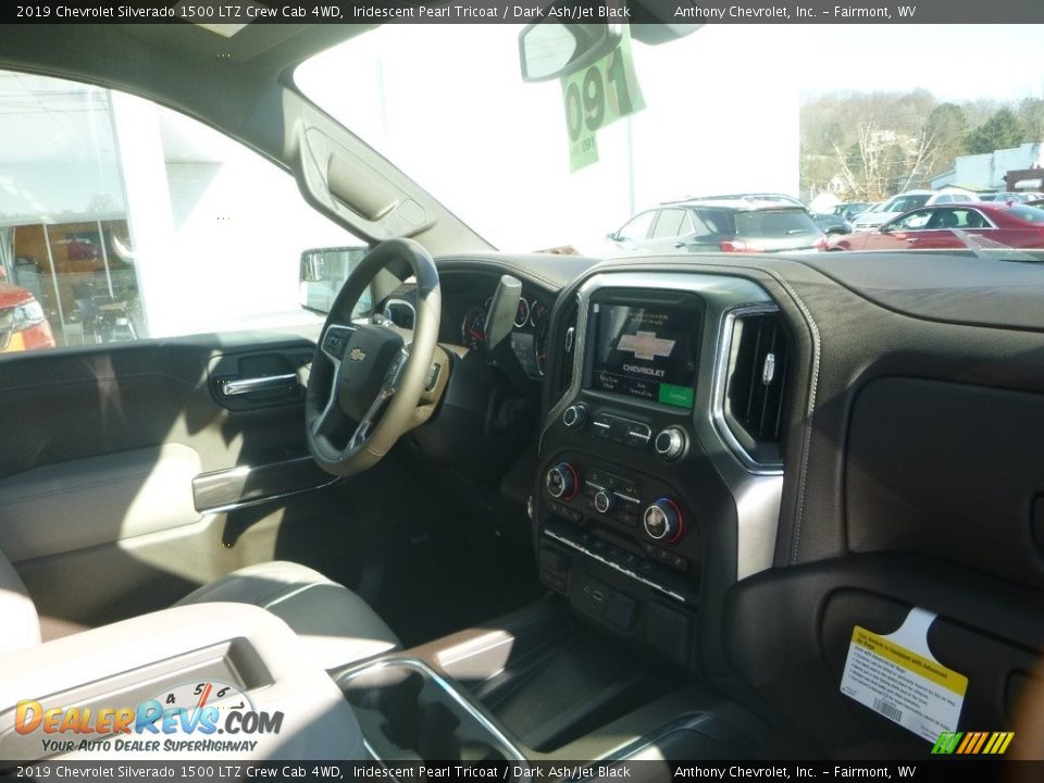 2019 Chevrolet Silverado 1500 LTZ Crew Cab 4WD Iridescent Pearl Tricoat / Dark Ash/Jet Black Photo #4