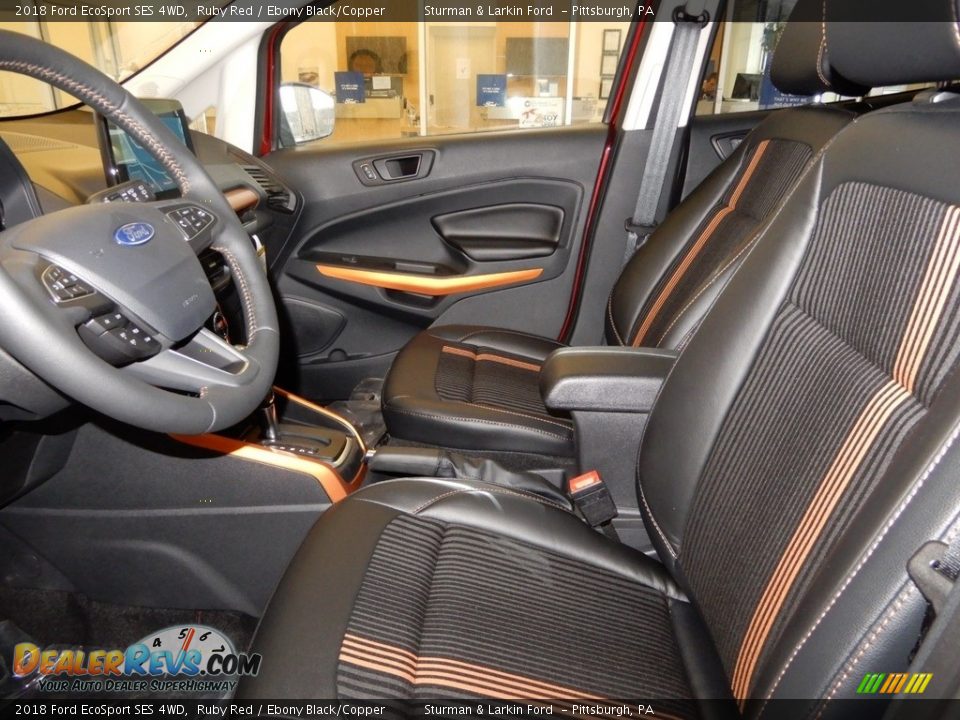 2018 Ford EcoSport SES 4WD Ruby Red / Ebony Black/Copper Photo #7