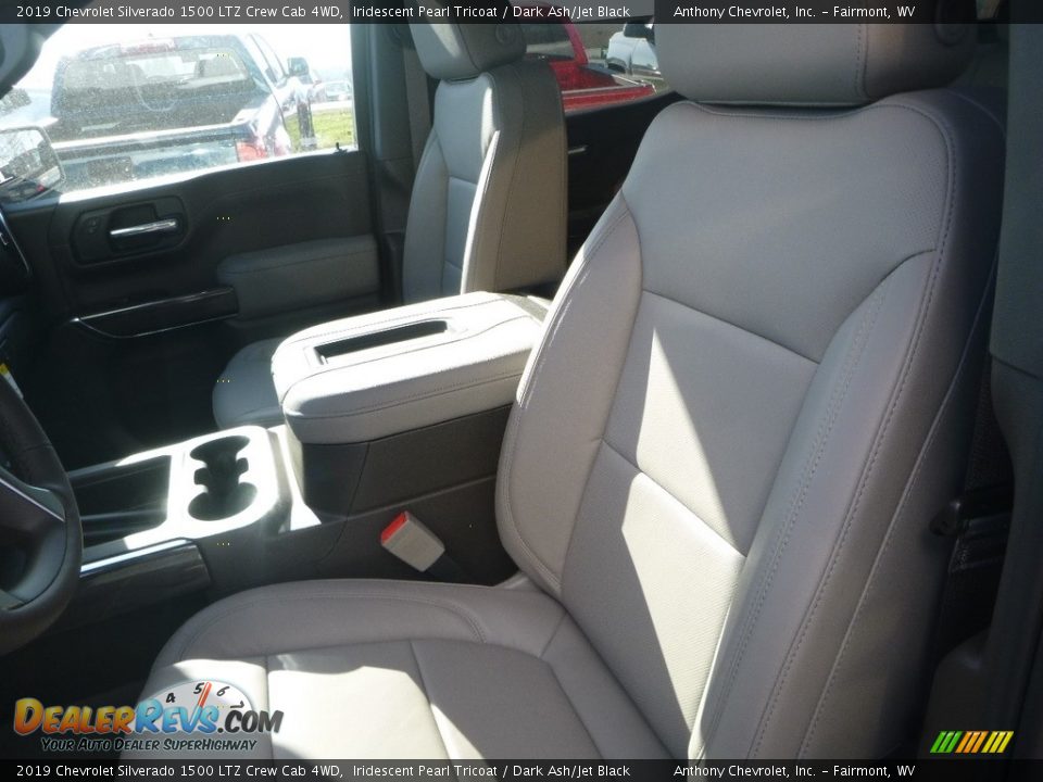 2019 Chevrolet Silverado 1500 LTZ Crew Cab 4WD Iridescent Pearl Tricoat / Dark Ash/Jet Black Photo #13