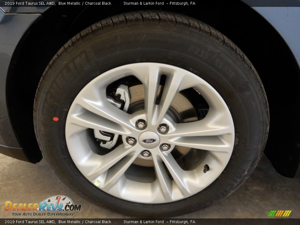 2019 Ford Taurus SEL AWD Blue Metallic / Charcoal Black Photo #5