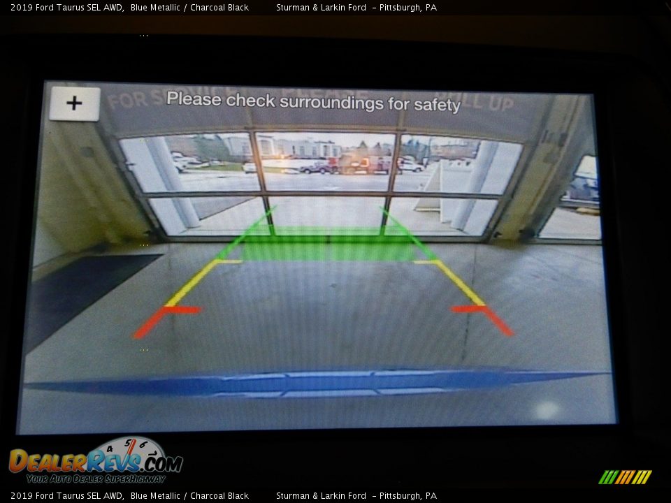 2019 Ford Taurus SEL AWD Blue Metallic / Charcoal Black Photo #14
