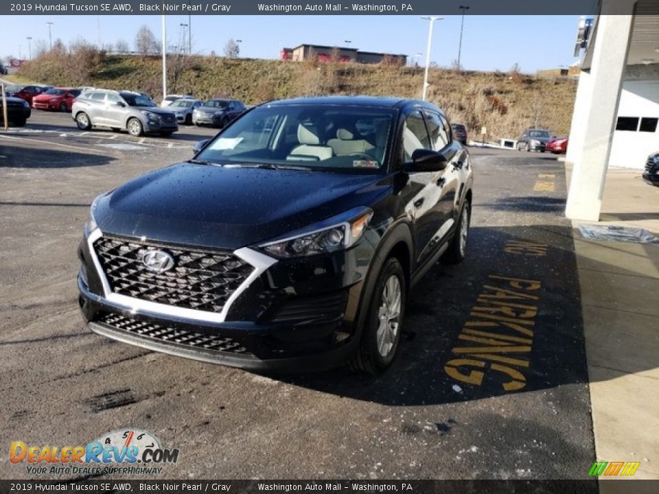 2019 Hyundai Tucson SE AWD Black Noir Pearl / Gray Photo #3
