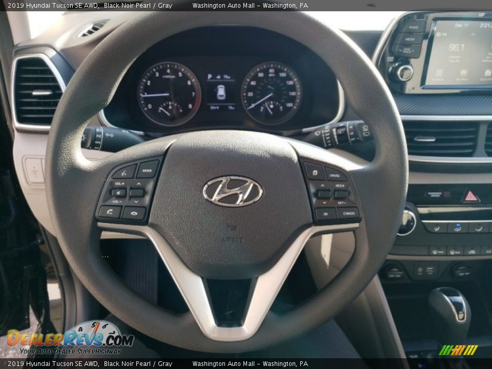 2019 Hyundai Tucson SE AWD Black Noir Pearl / Gray Photo #18