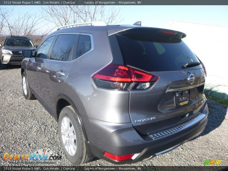 2019 Nissan Rogue S AWD Gun Metallic / Charcoal Photo #3