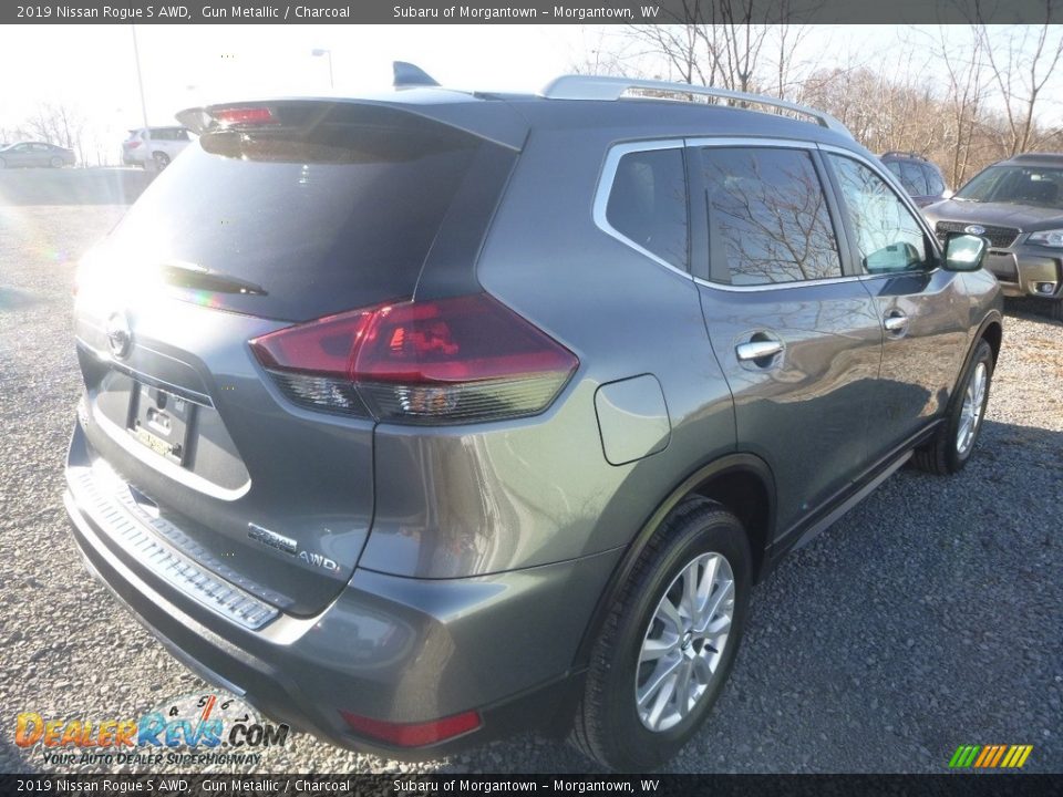 2019 Nissan Rogue S AWD Gun Metallic / Charcoal Photo #5