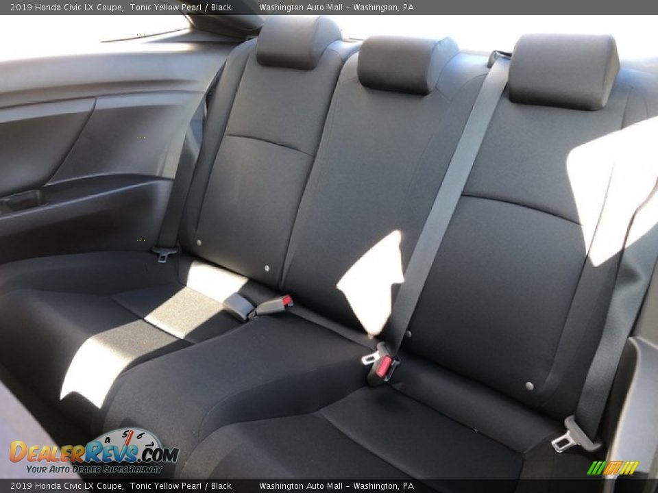 Rear Seat of 2019 Honda Civic LX Coupe Photo #8