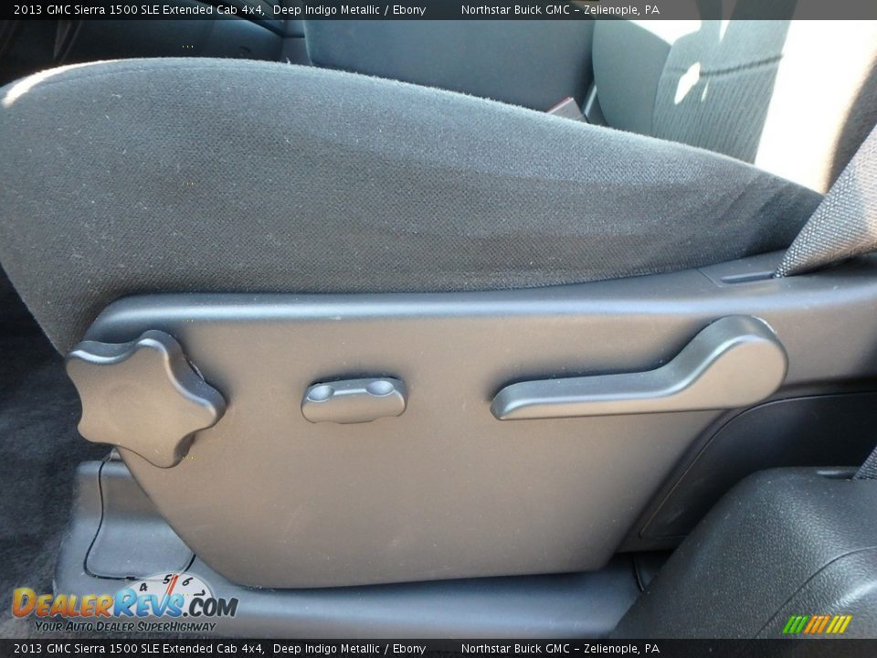 2013 GMC Sierra 1500 SLE Extended Cab 4x4 Deep Indigo Metallic / Ebony Photo #20