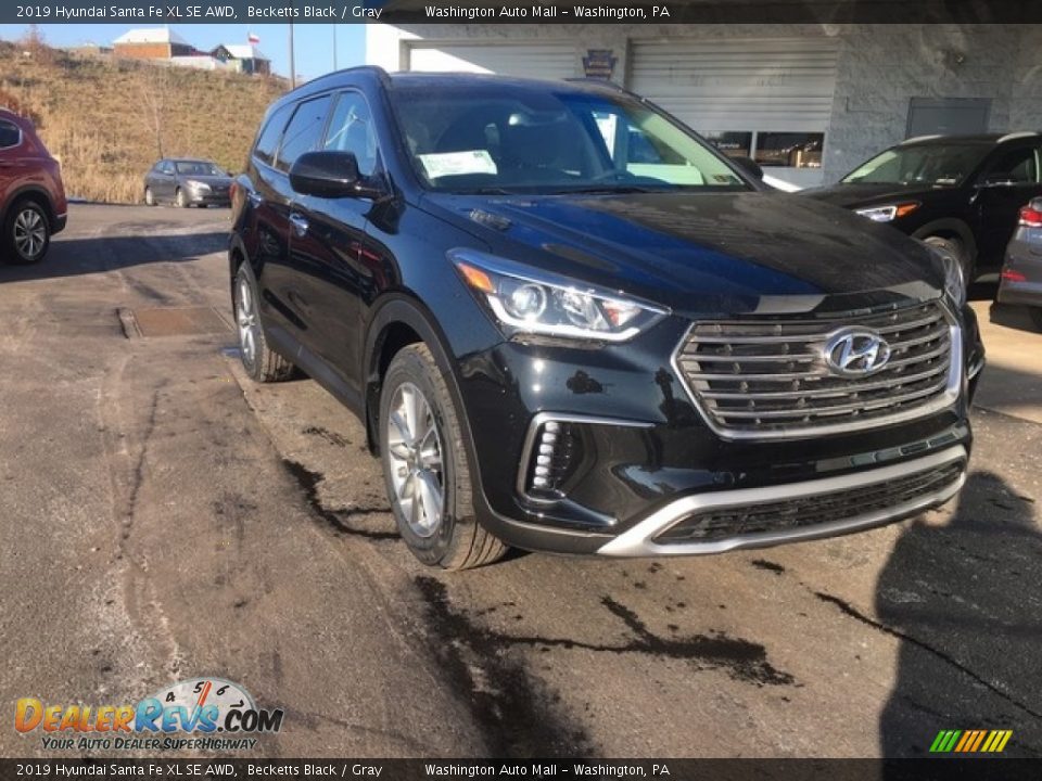 2019 Hyundai Santa Fe XL SE AWD Becketts Black / Gray Photo #1