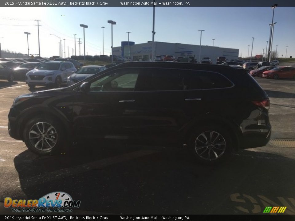 2019 Hyundai Santa Fe XL SE AWD Becketts Black / Gray Photo #3