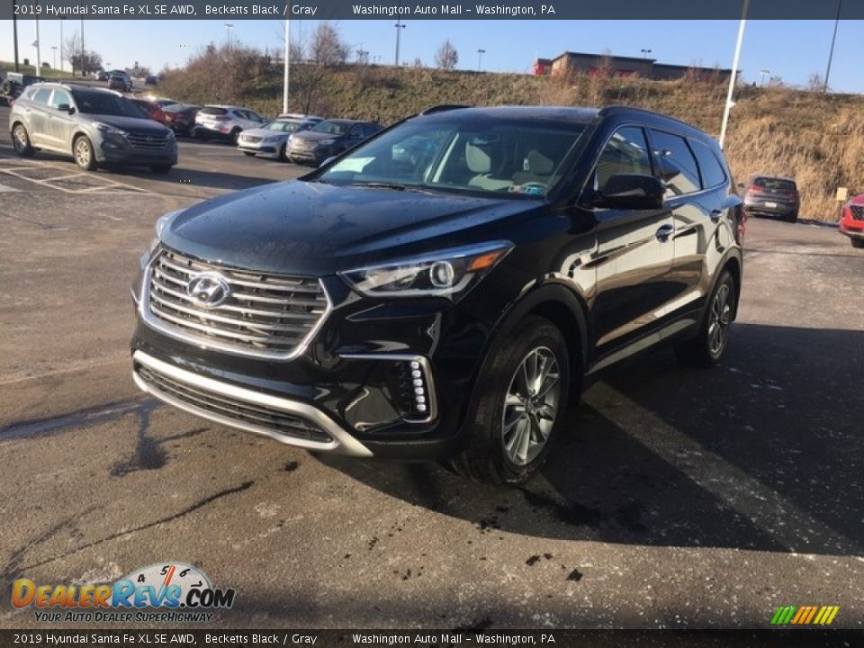 2019 Hyundai Santa Fe XL SE AWD Becketts Black / Gray Photo #4