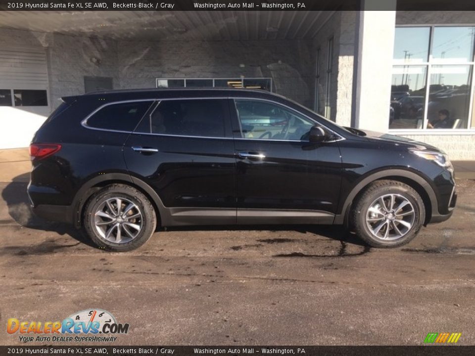 2019 Hyundai Santa Fe XL SE AWD Becketts Black / Gray Photo #6