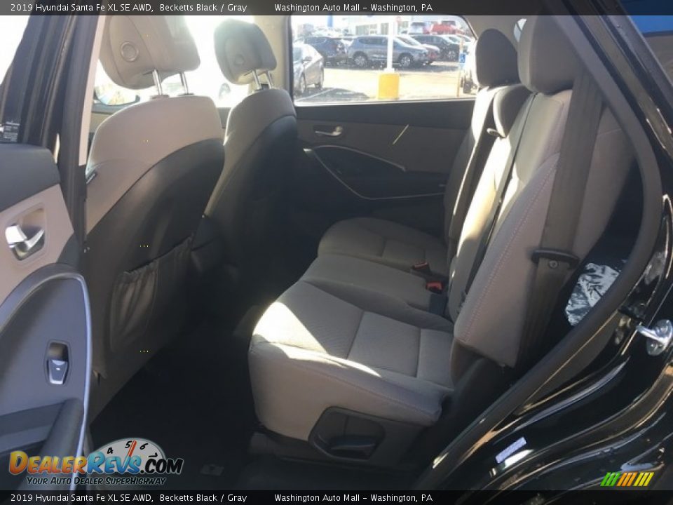 2019 Hyundai Santa Fe XL SE AWD Becketts Black / Gray Photo #12