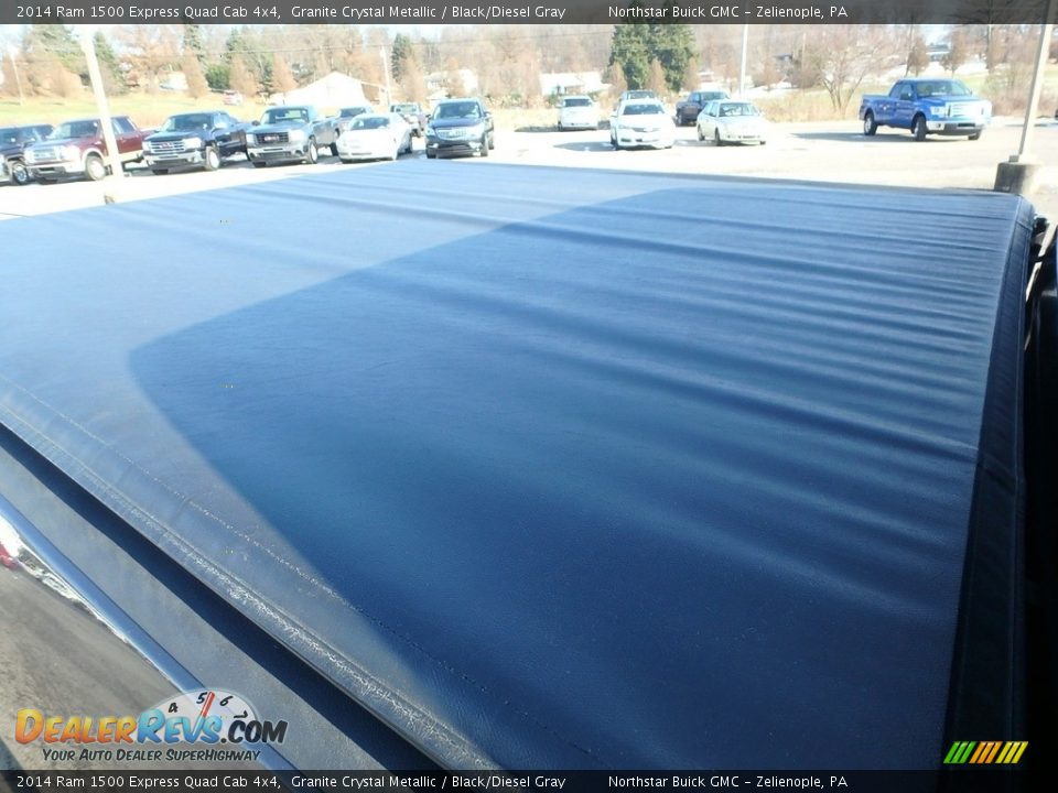 2014 Ram 1500 Express Quad Cab 4x4 Granite Crystal Metallic / Black/Diesel Gray Photo #6