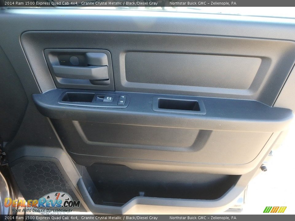 2014 Ram 1500 Express Quad Cab 4x4 Granite Crystal Metallic / Black/Diesel Gray Photo #8