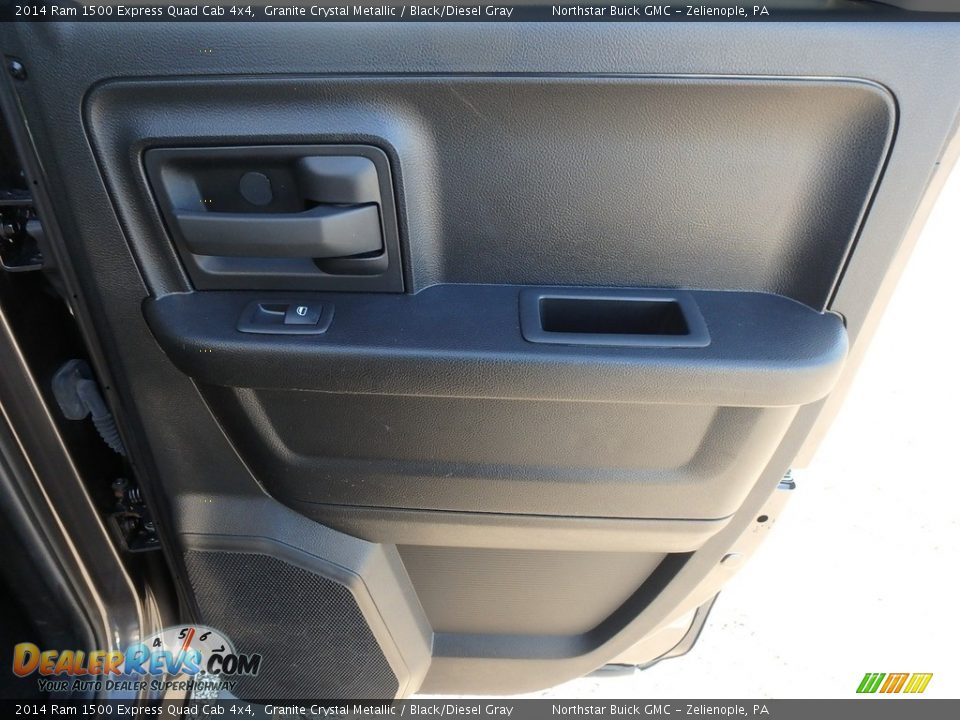 2014 Ram 1500 Express Quad Cab 4x4 Granite Crystal Metallic / Black/Diesel Gray Photo #9