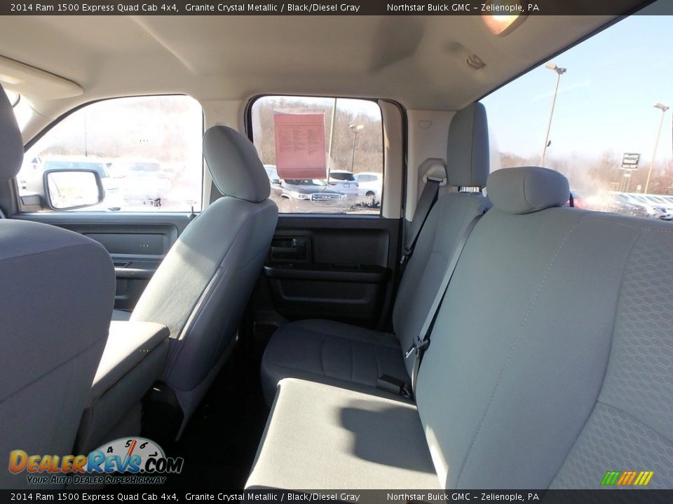 2014 Ram 1500 Express Quad Cab 4x4 Granite Crystal Metallic / Black/Diesel Gray Photo #16