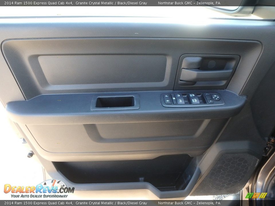 2014 Ram 1500 Express Quad Cab 4x4 Granite Crystal Metallic / Black/Diesel Gray Photo #20