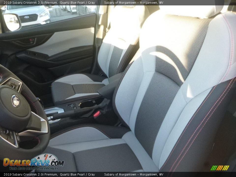 2019 Subaru Crosstrek 2.0i Premium Quartz Blue Pearl / Gray Photo #12