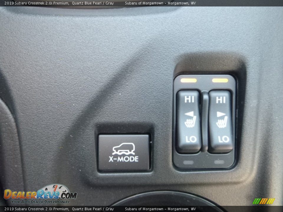 2019 Subaru Crosstrek 2.0i Premium Quartz Blue Pearl / Gray Photo #14