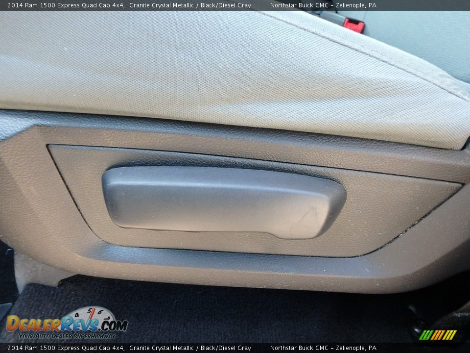 2014 Ram 1500 Express Quad Cab 4x4 Granite Crystal Metallic / Black/Diesel Gray Photo #22