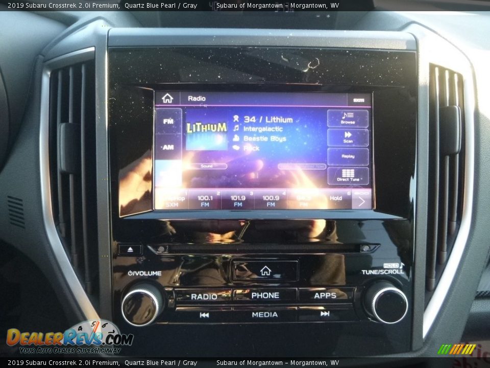 2019 Subaru Crosstrek 2.0i Premium Quartz Blue Pearl / Gray Photo #15
